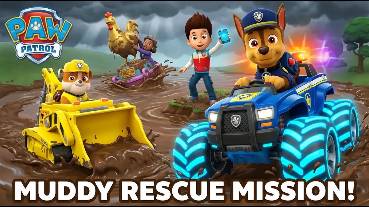 PAW Patrol: Rescue Wheels – The Ultimate Mudslide Finale! 🛞🚜 | Monster Truck Rescue