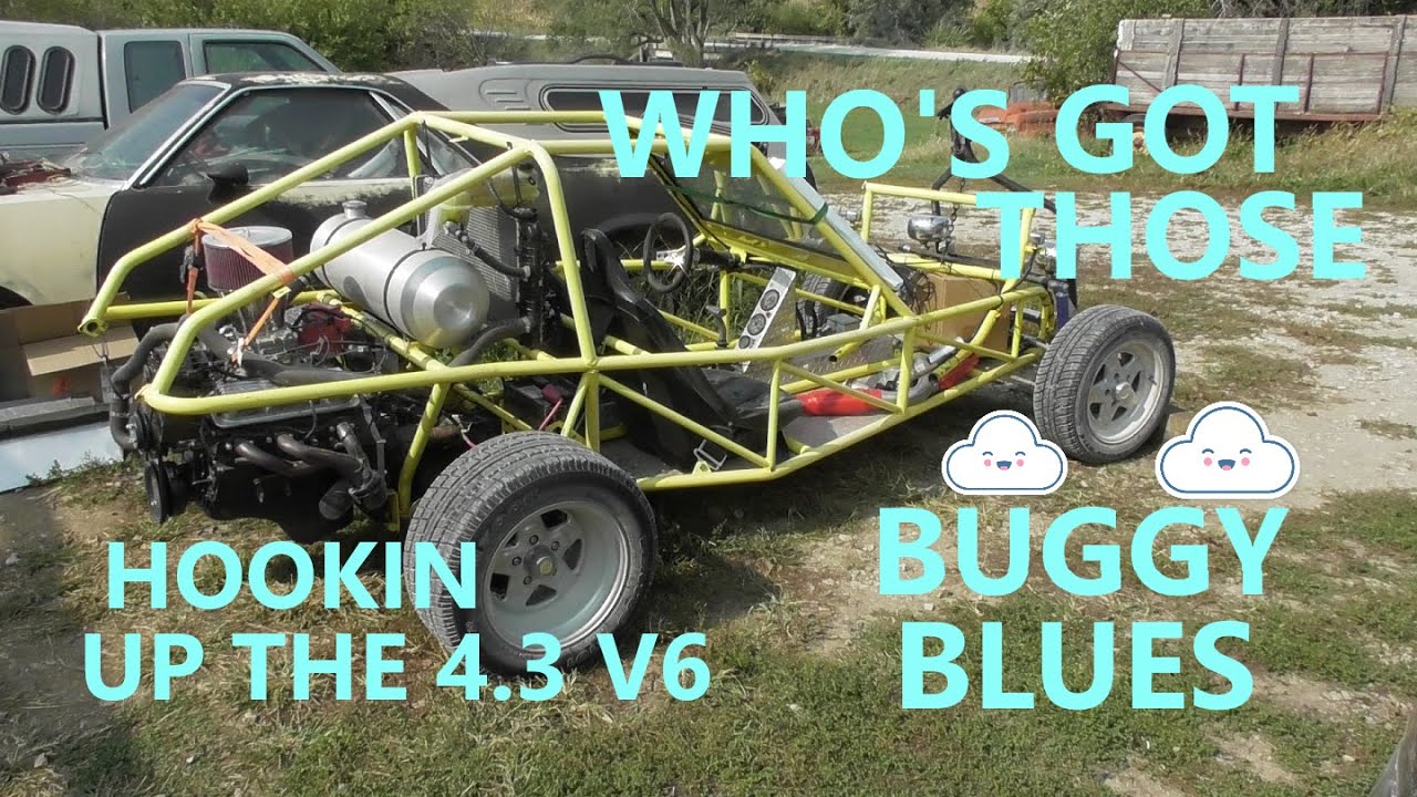 крепления для двигателя на багги с песочной рейкой 4.3 v6, этот vw гоняет полицию вплоть до Бахи