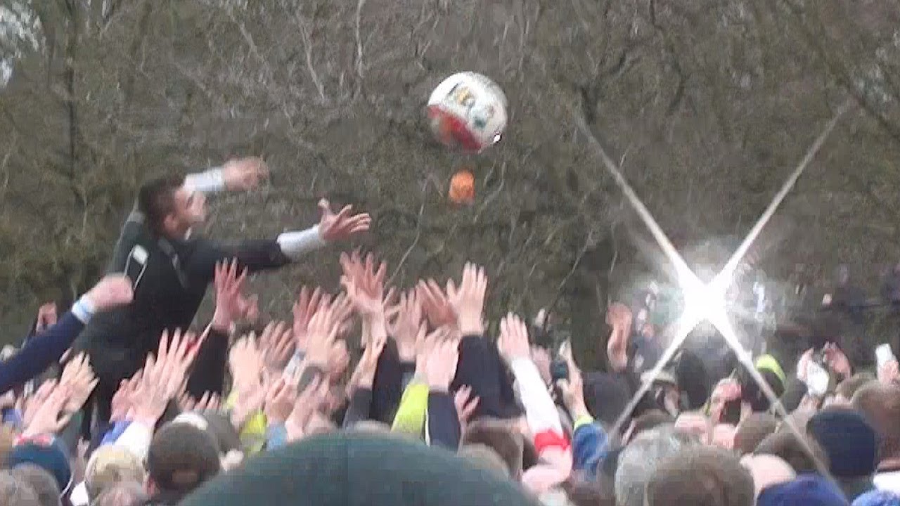 Ashbourne Shrovetide Football 2012, Tuesday 21st February - Part 1. Footy Madness!