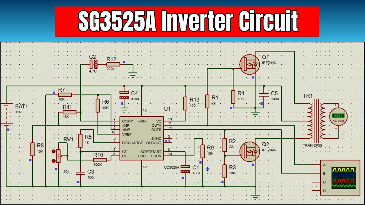 SG3525A Inverter Circuit Diagram