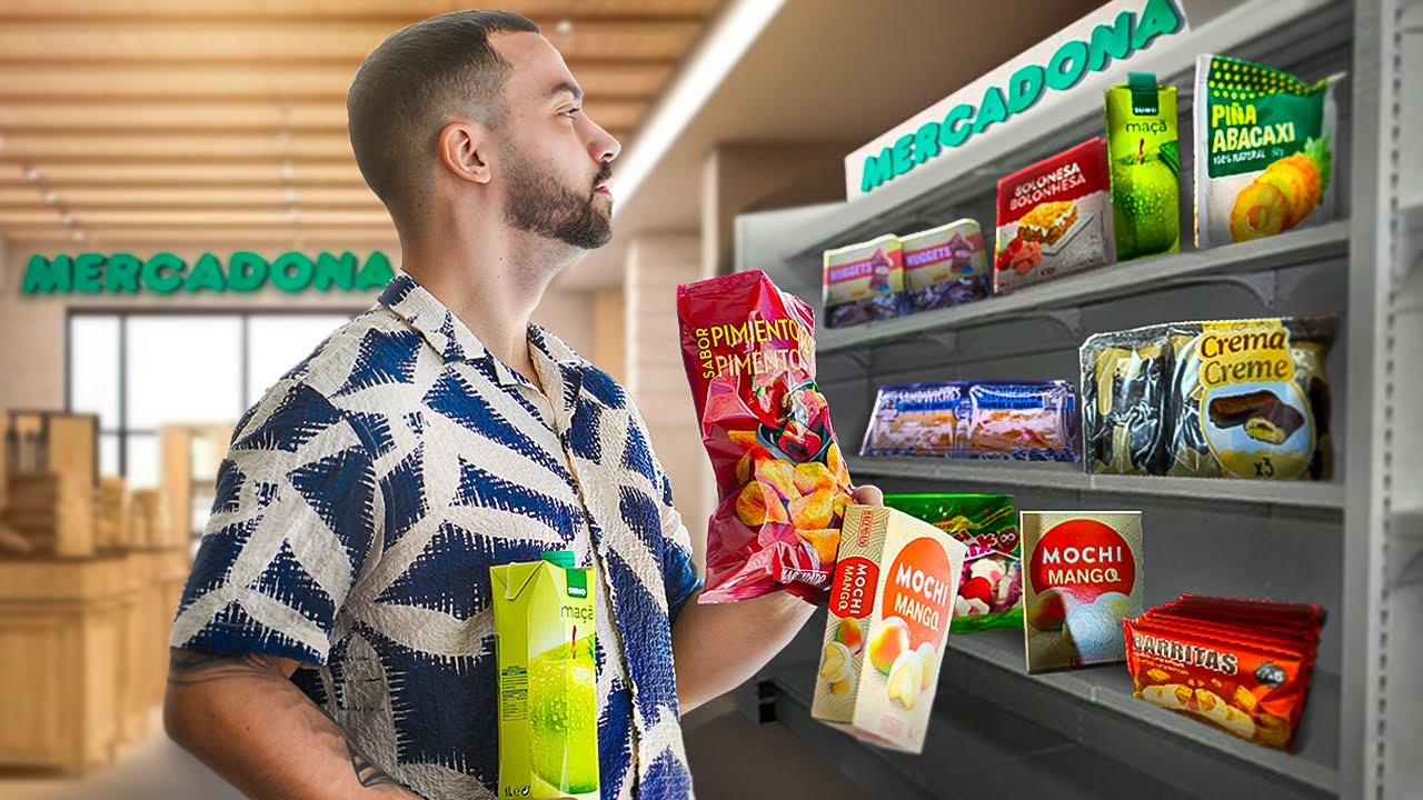 10 PRODUTOS que eu NUNCA COMPREI no MERCADONA !