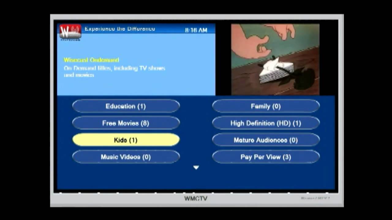 Wisecast HD Television Preview