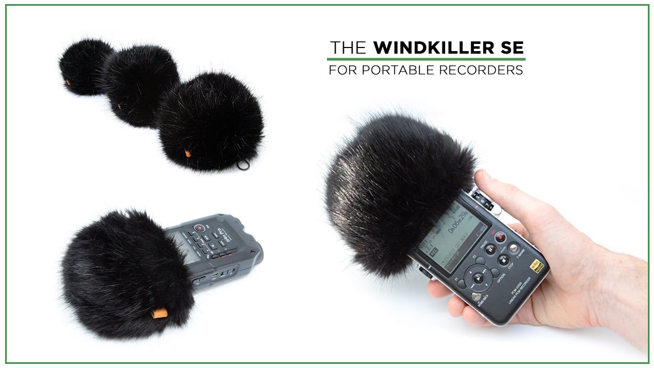The Windkiller SE for Portable Recorders - Bubblebee Industries