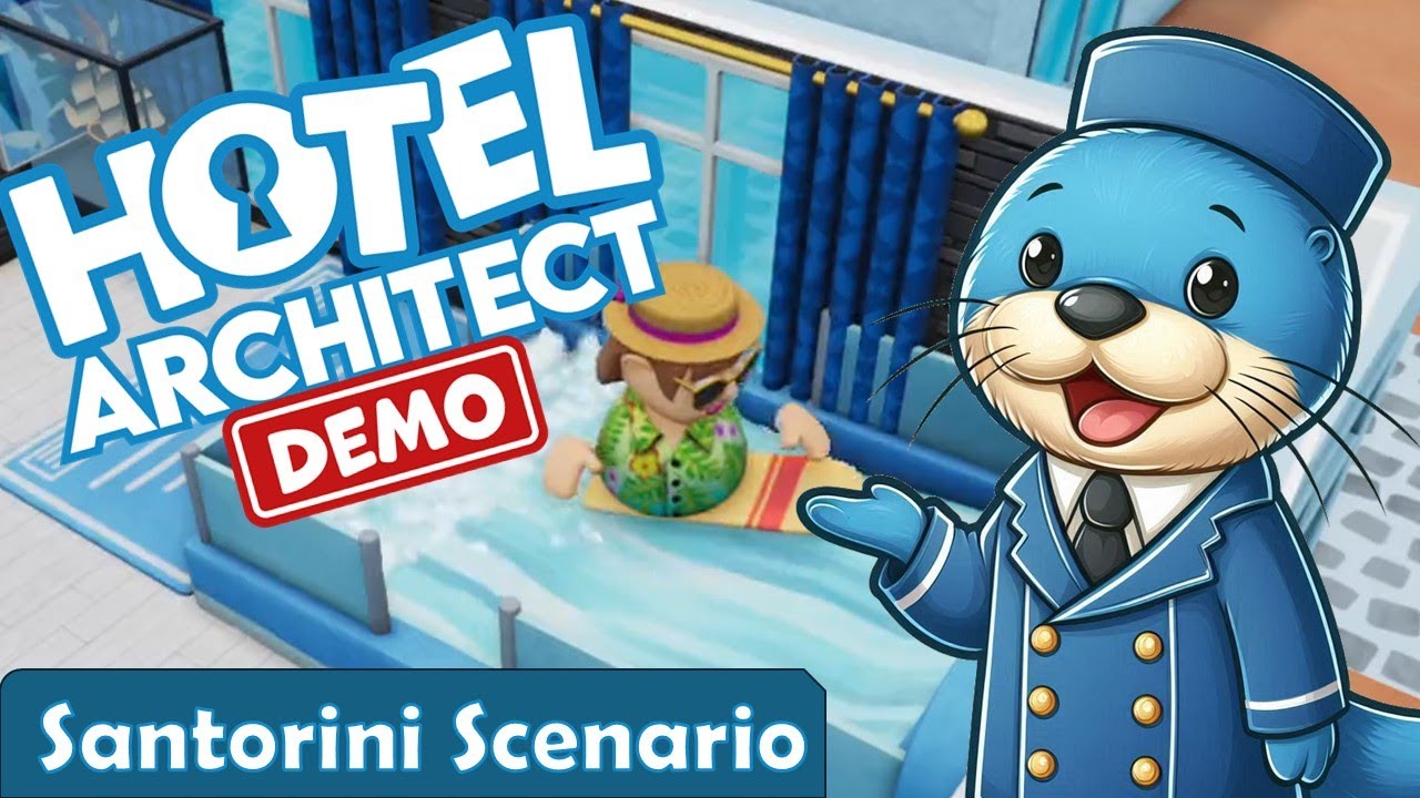 A Whole New Map! | Hotel Architect | Demo | Santorini Scenario