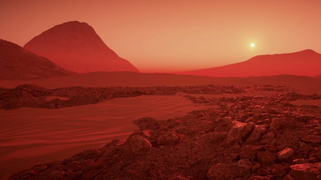 Sonido Ambiente del Planeta Rojo Marte 🪐​ //  Ciencia Ficcion Espacio Universo Efecto de Sonido