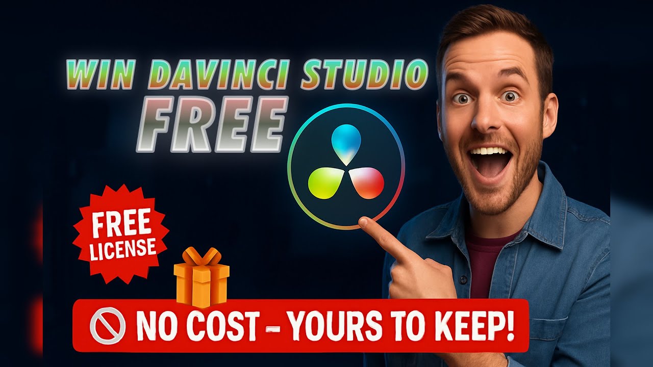 DaVinci Resolve Studio Giveaway 2025 🎬 | Win a Free License &ndash; No Purchase Needed!