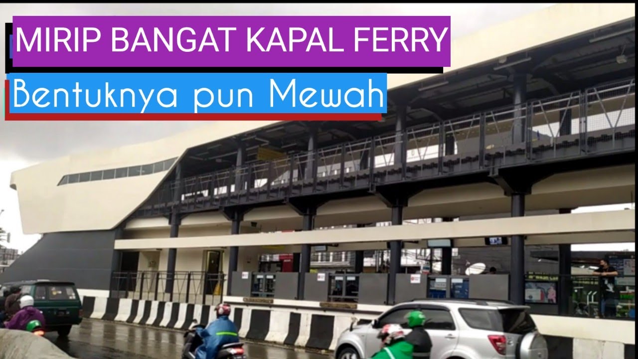 Keren !! HALTE Bus Matraman Baru Benar-benar Seperti KAPAL PERRY yg Mewah.