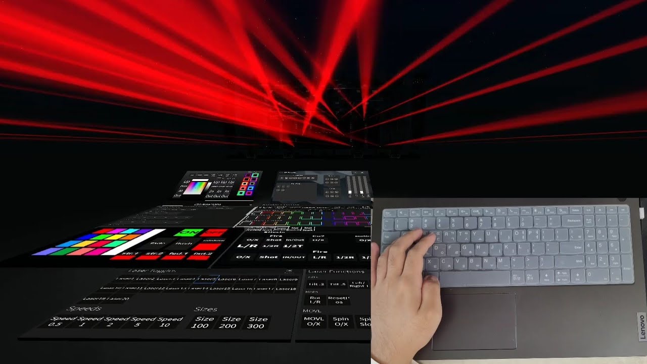 Small Stage 2 Light Show Roblox LC POV + Cam