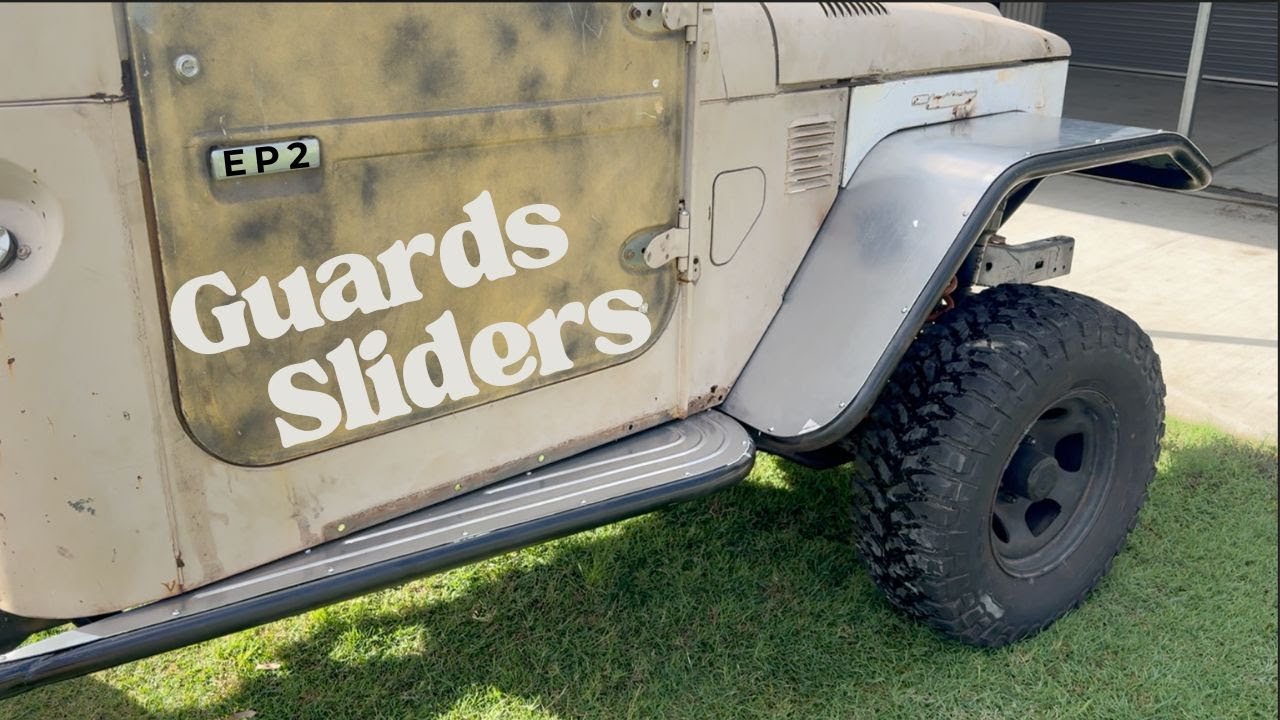 Изготовление защитных накладок и порогов для моего Land Cruiser 40-й серии.