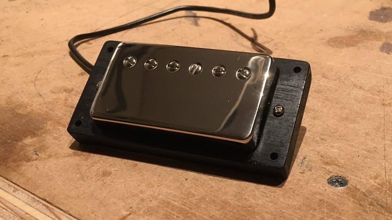 Making a Rosewood Humbucker Pickup Ring