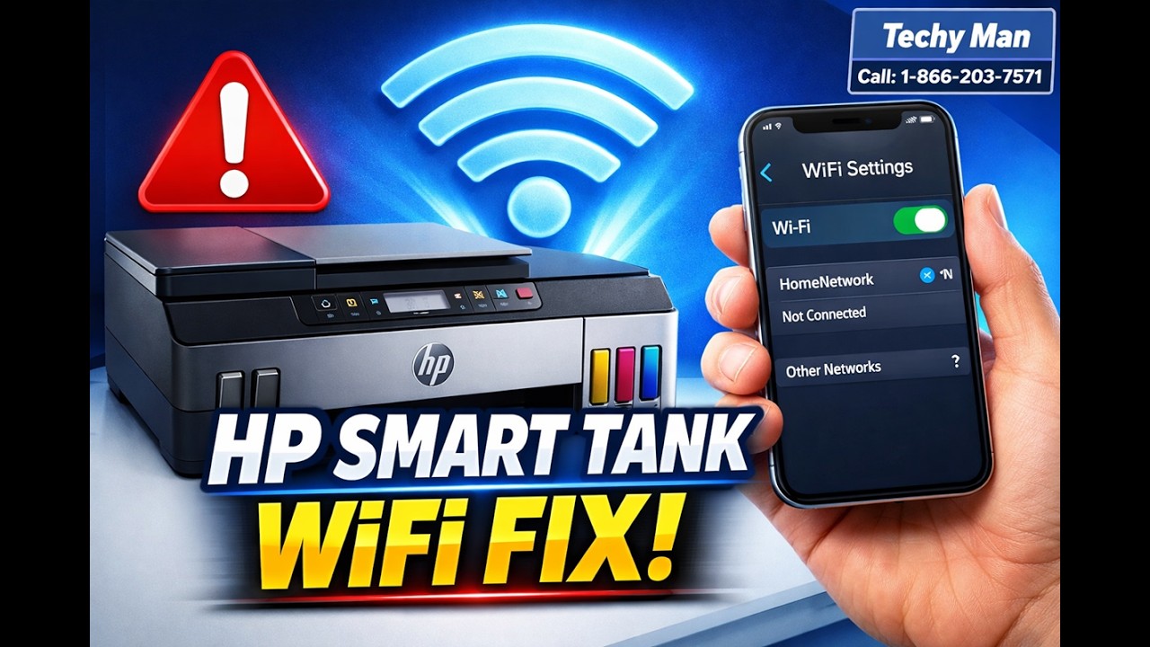How to Reconnect HP Smart Tank to WiFi | Easy Setup Fix (Step-by-Step)