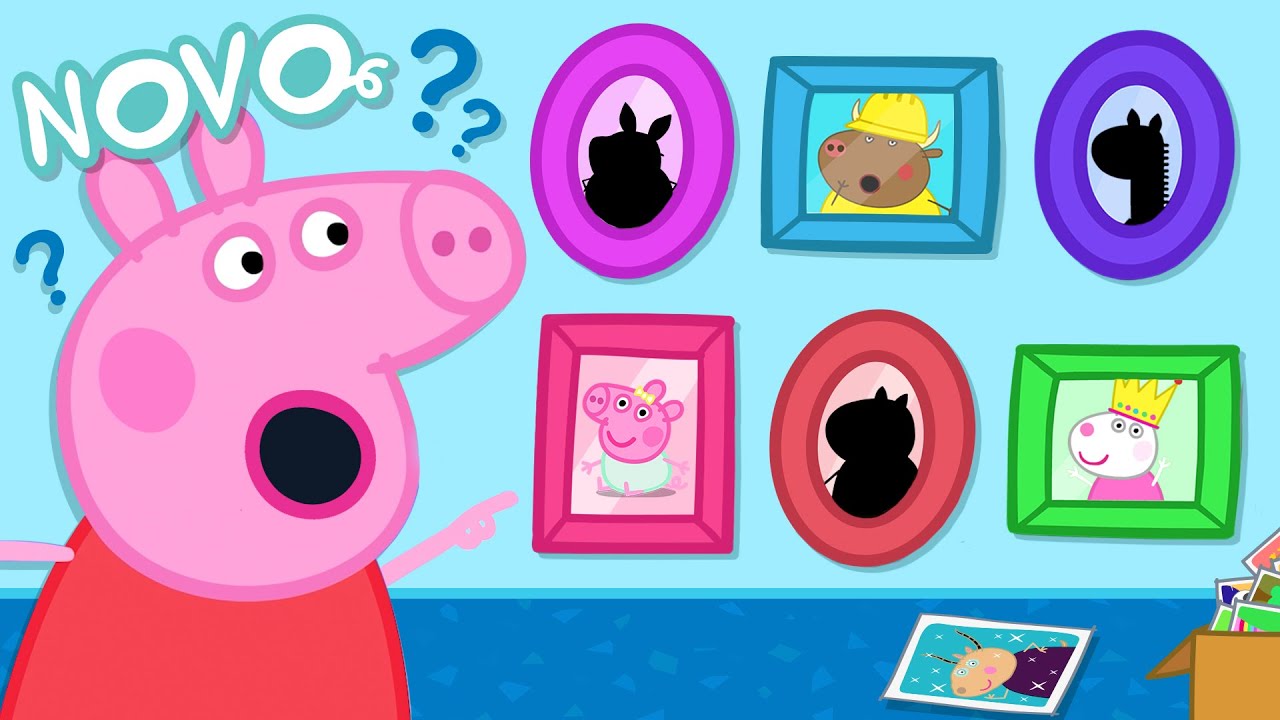 Peppa Pig Português Brasil 📸 Jogo de Adivinhação de Rostos 🖼️ NOVO Contos da Peppa Pig