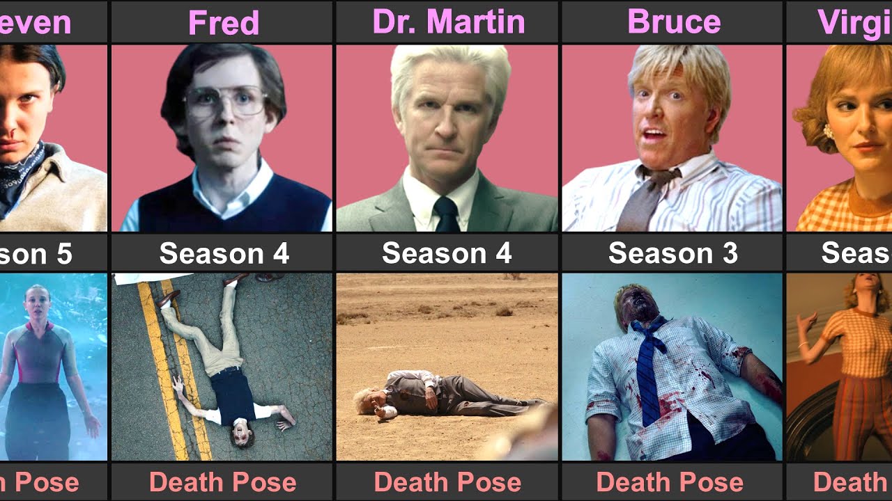 Stranger Things Character Death Pose