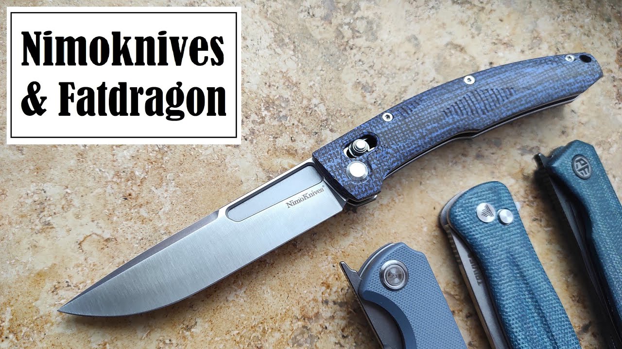 ✅ NEW NimoKnives & FatDragon R12 Клинок больше 10см, это то что нужно!