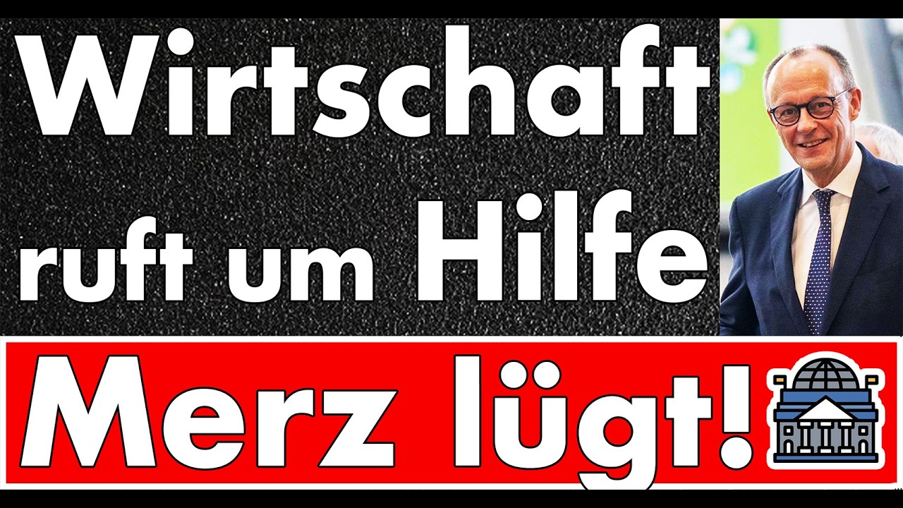 Benzin & Diesel zu teuer! Wirtschaft ruft laut um Hilfe - Friedrich Merz lügt einfach in die Kamera!