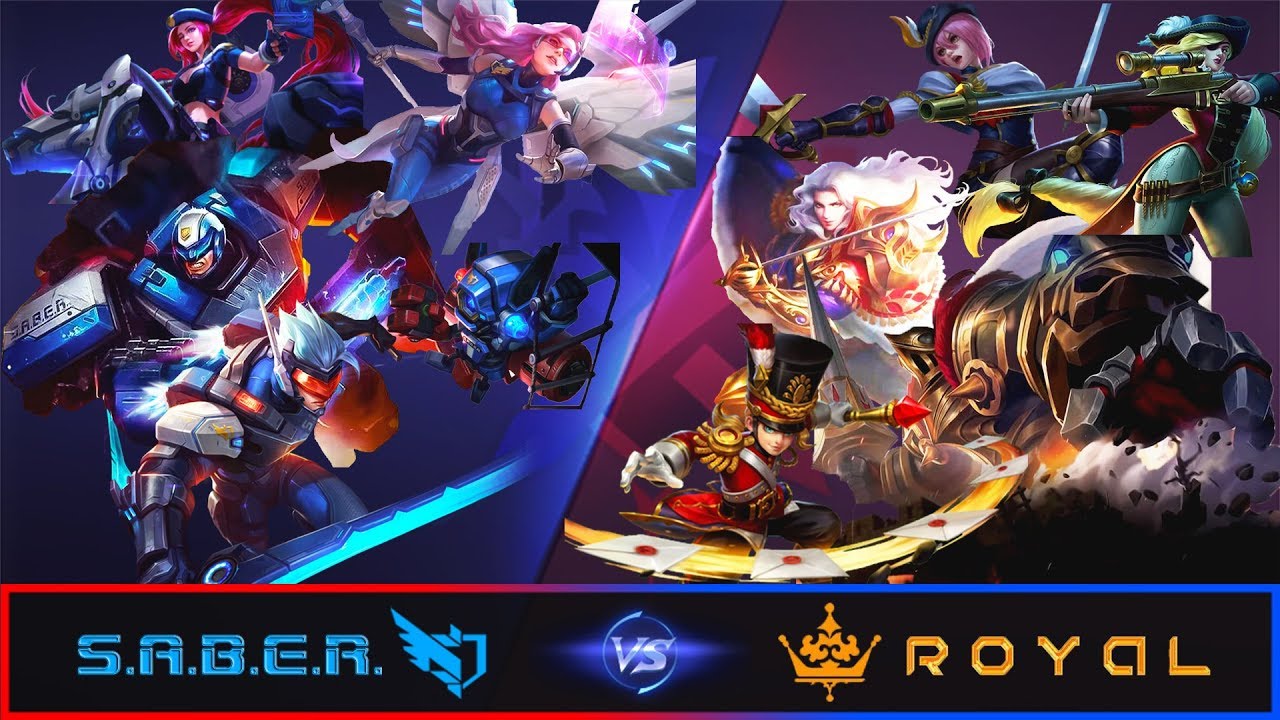 ROYAL SQUAD VS SABER SQUAD BO1 - TEAM MANAKAH YANG AKAN MENJADI PEMENANG? - MOBILE LEGENDS