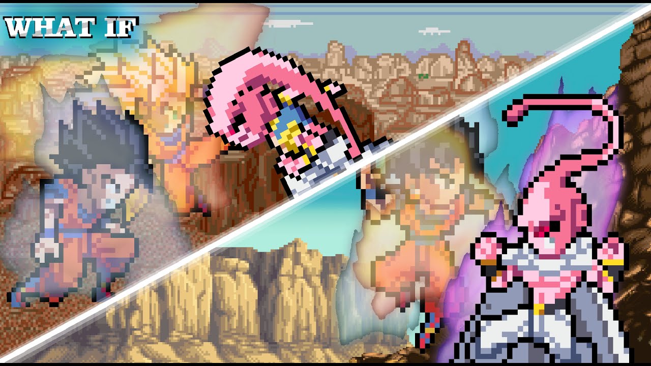 What if | Gokhan Vs Super Buu | Pivot Animator | Sprite Animation