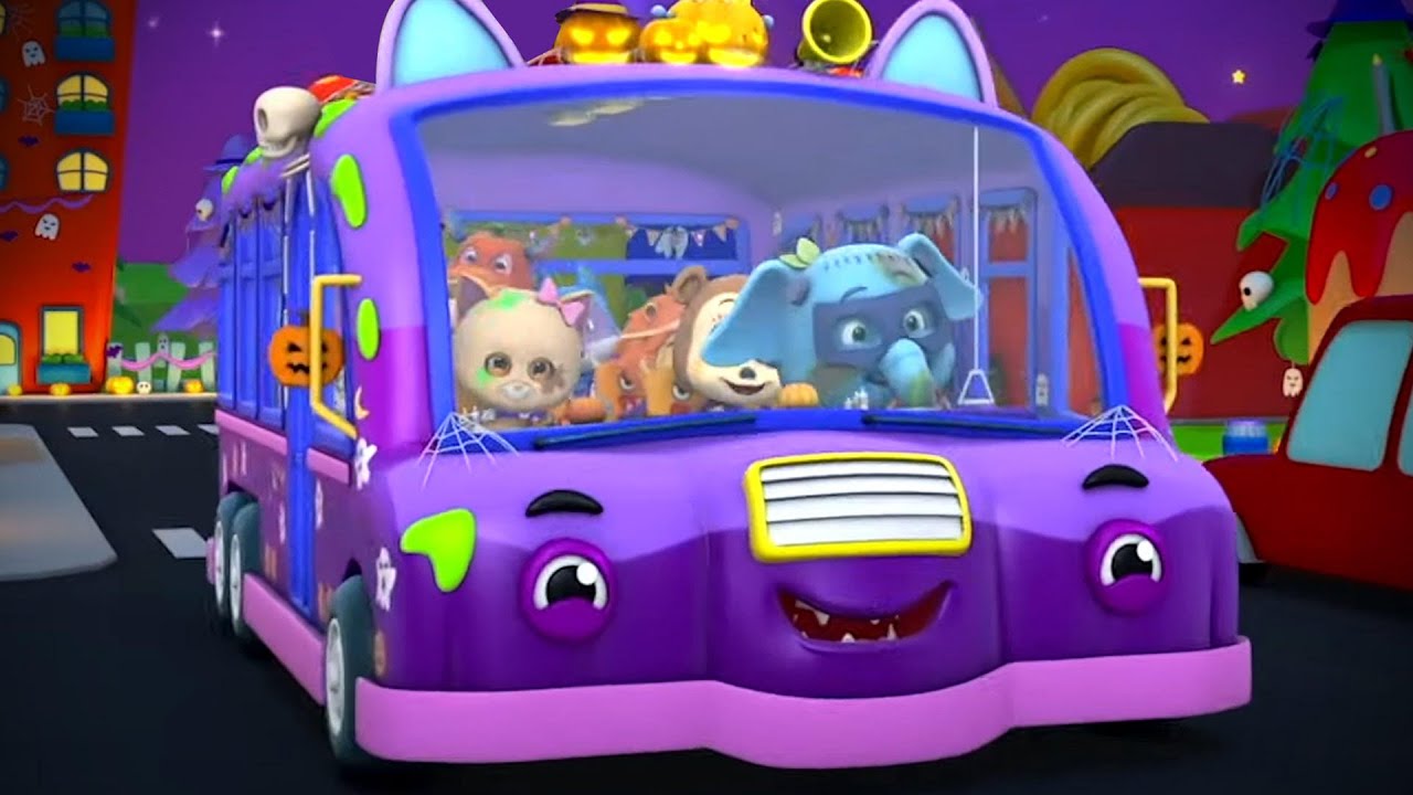 Halloween Wheels On The Bus & Halloween Song for Children