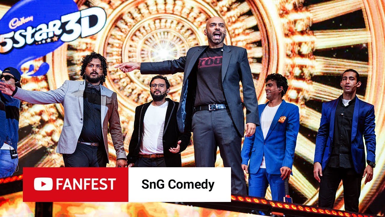 SnG Comedy @ YouTube FanFest Mumbai 2018