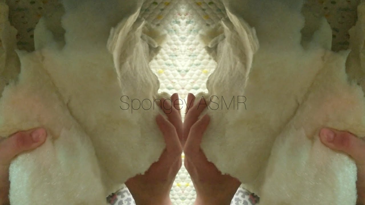 Sponge ASMR ✨ Dry Ripping SUPER CRUNCHY Packing Foam