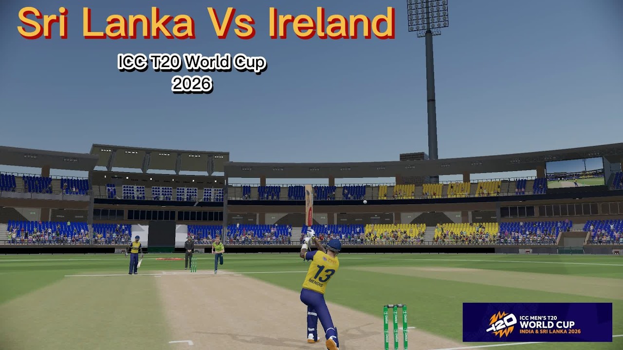 Sri Lanka Vs Ireland | ICC T20 World Cup 2026 | Cricket 22 | Gameplay