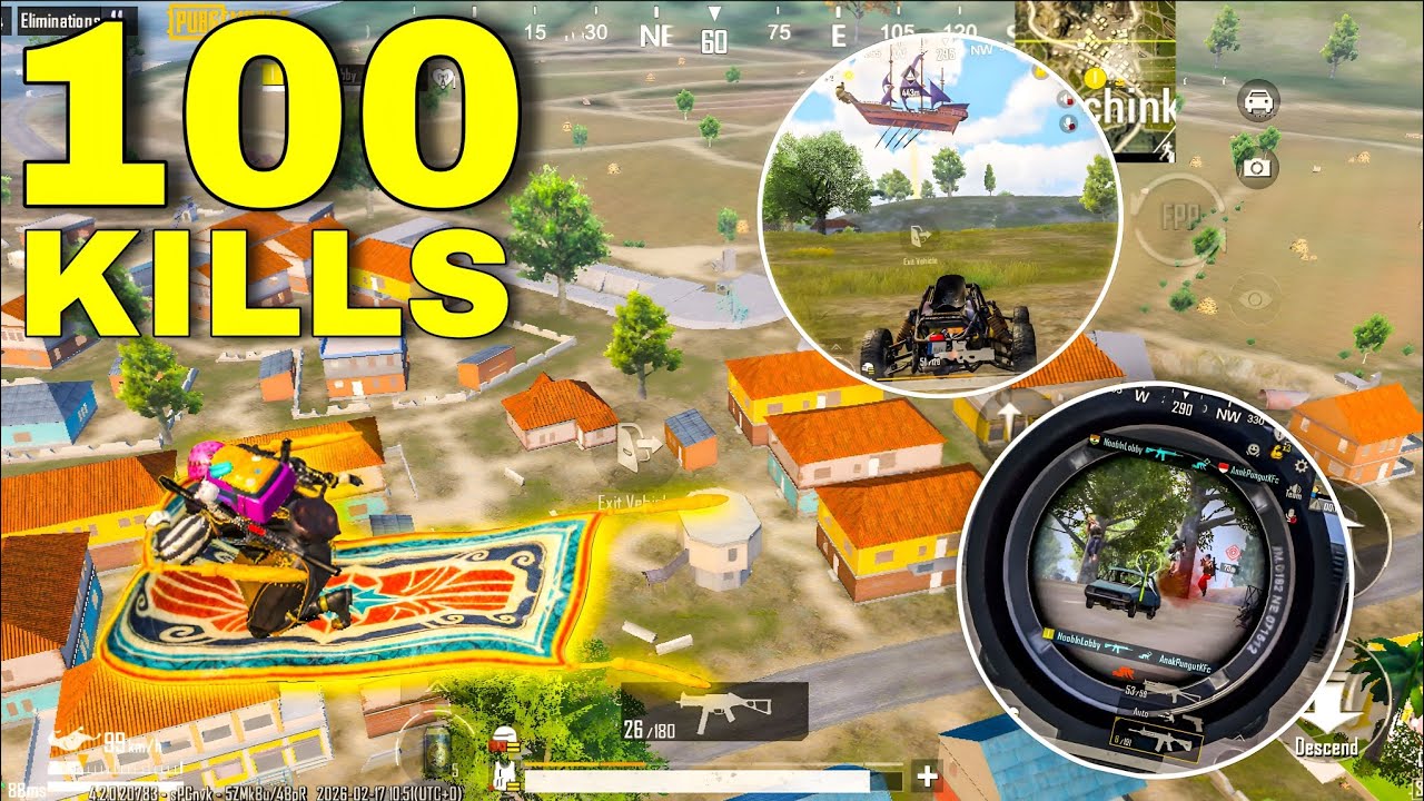BACK TO BACK RUSH | 1vs4 PUBG MOBILE GAMEPLAY | NOOB IN LOBBY 