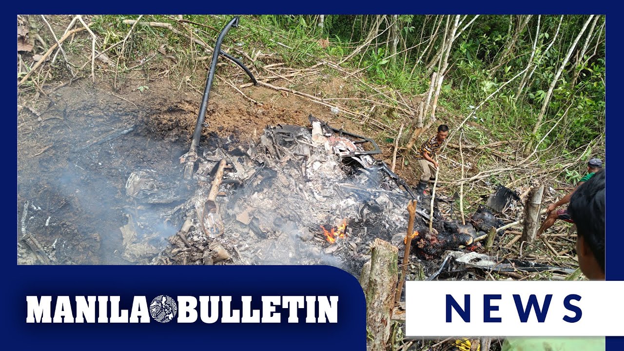 Tragedy as PAF Super Huey chopper crashes in Agusan del Sur during Typhoon 'Tino' relief mission