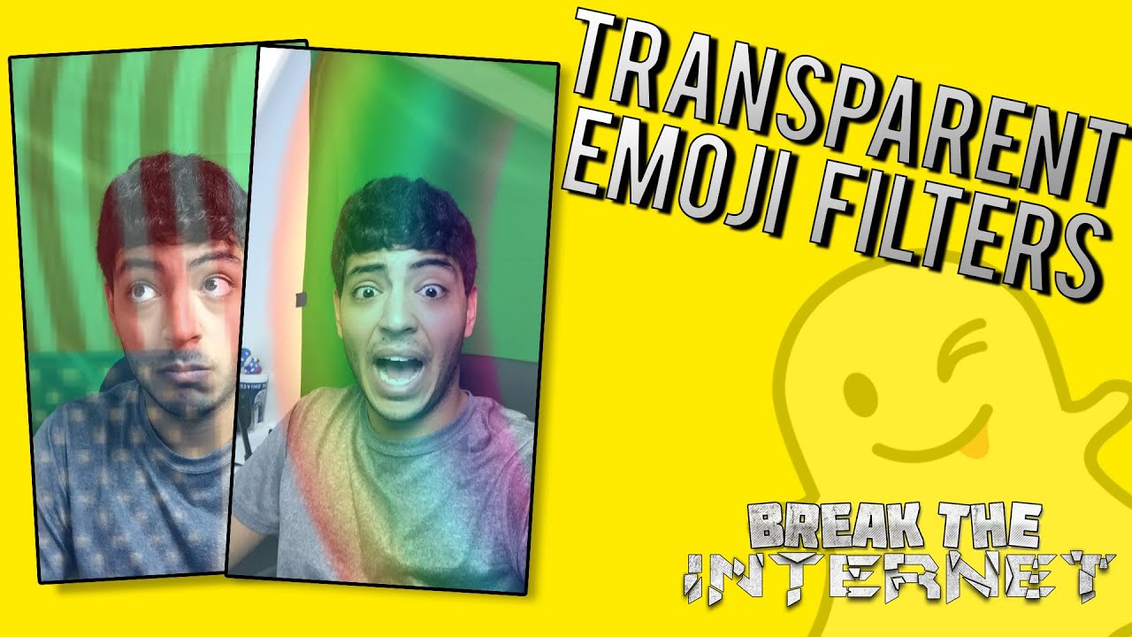 Transparent Emoji/Sticker Effect - MORE SECRET FILTERS! (Snapchat Tips and Tricks)