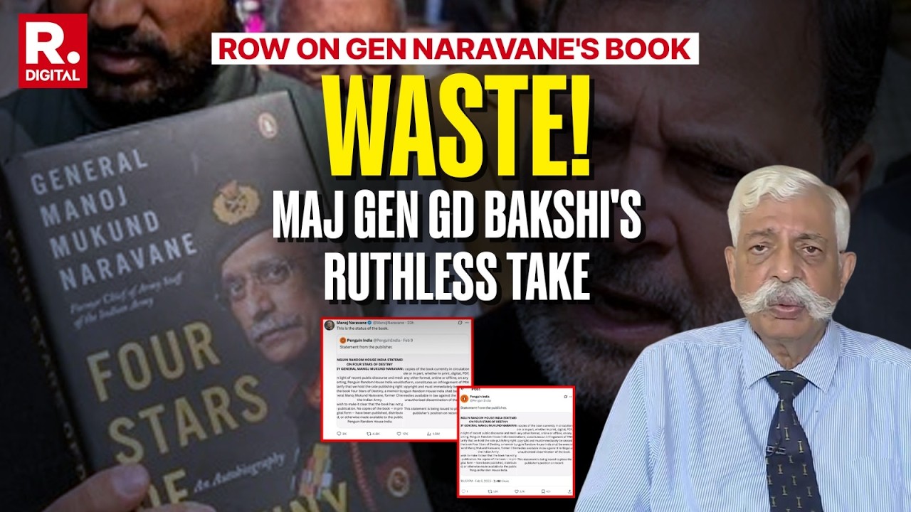 GD Bakshi Calls it a 'Waste of Time', Slams Rahul Gandhi for Quoting from Gen Naravane's Book