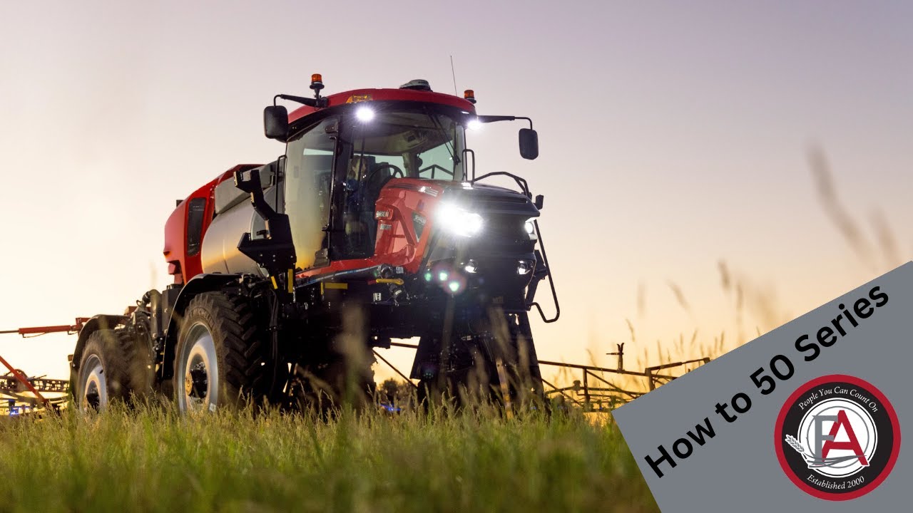 Case IH 50 Series Sprayer How to Operate and Adjust AutoBoom Settings