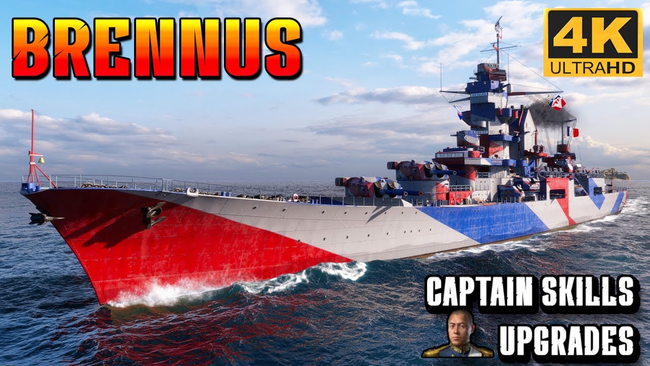 Brennus:  French heavy cruiser - World of Warships