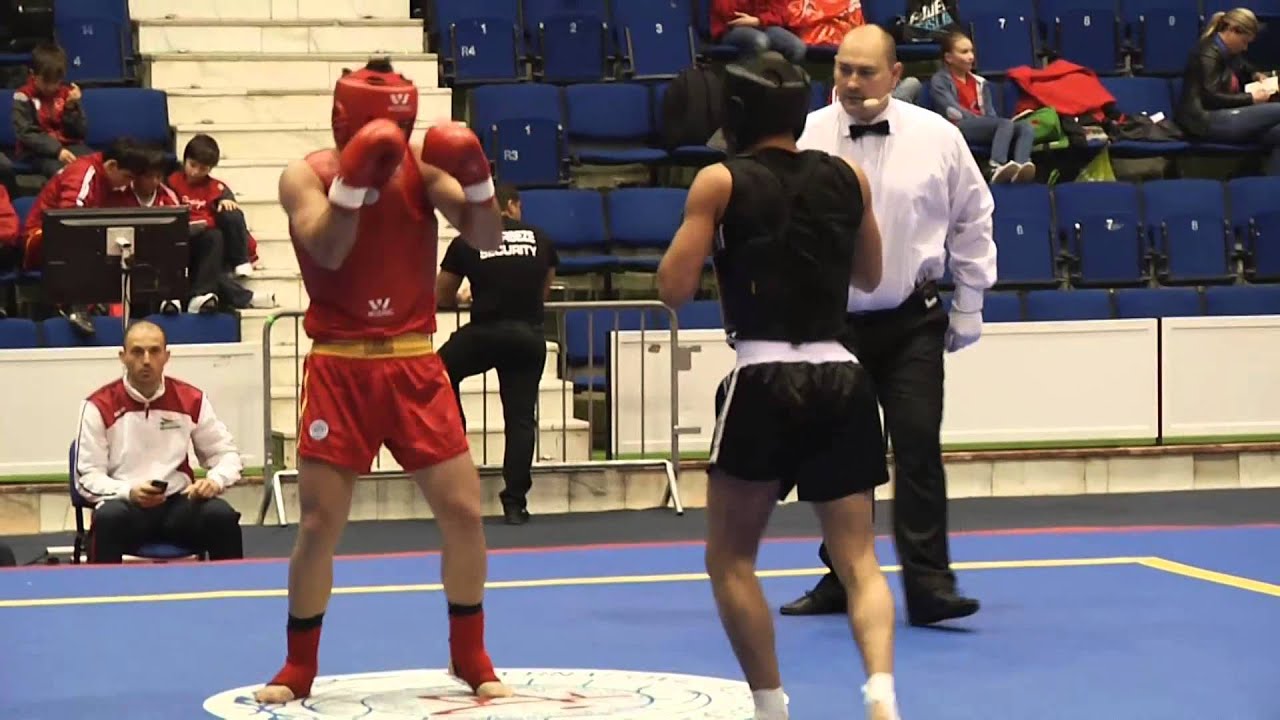 CHAMPIONNAT D'EUROPE WUSHU2014 - THOMAS NGUYEN VS GONCALO PINTO