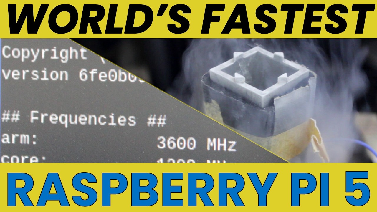 3.6 GHz Pi 5 | World's Fastest Raspberry Pi 5 8GB