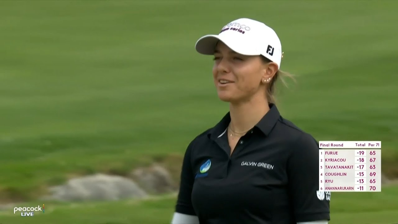 Stephanie Kyriacou 2024 Evian Championship Final Round All Televised Shots #lpga #golf