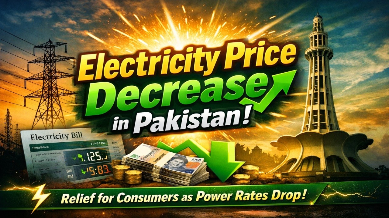 🔴 Breaking News: Electricity Prices Reduced in Pakistan | Big Relief for Citizens 🇵🇰