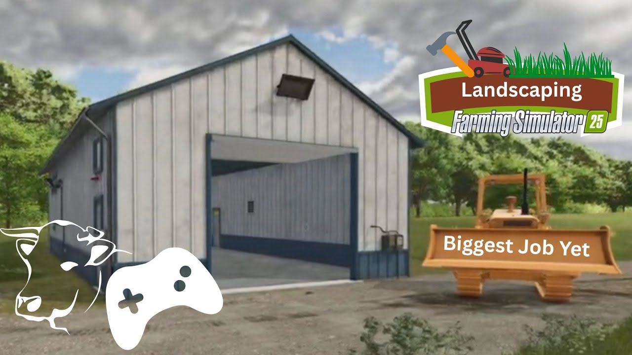 My Biggest Job Yet!! (FS25 Landscaping)