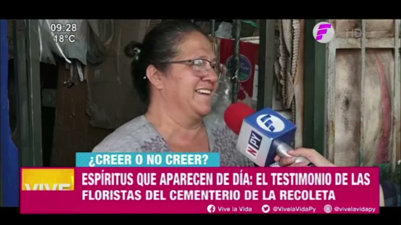 ¿Creer o no creer? | Floristas del Cementerio de la Recoleta.