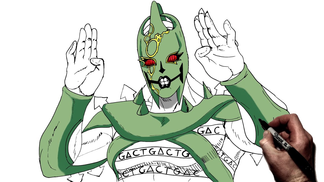 How To Draw C-moon | Step By Step | JoJo's Bizarre Adventure