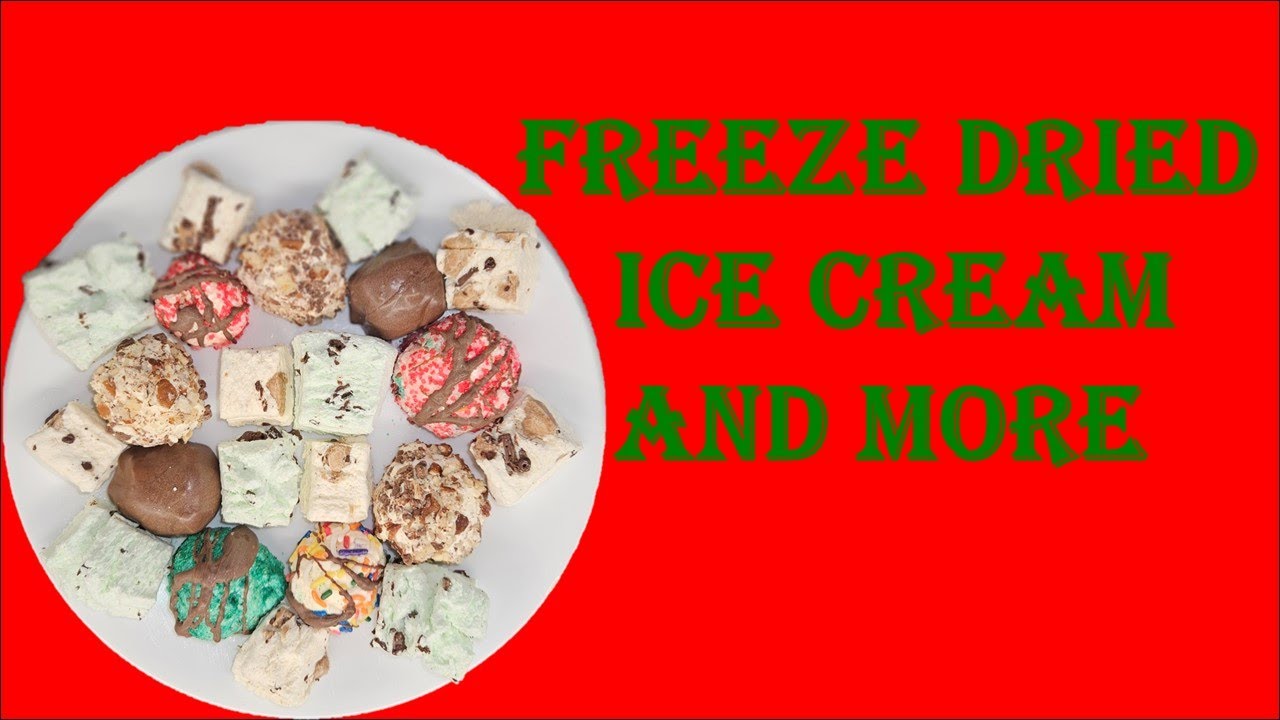Freeze Dried Ice Cream and More