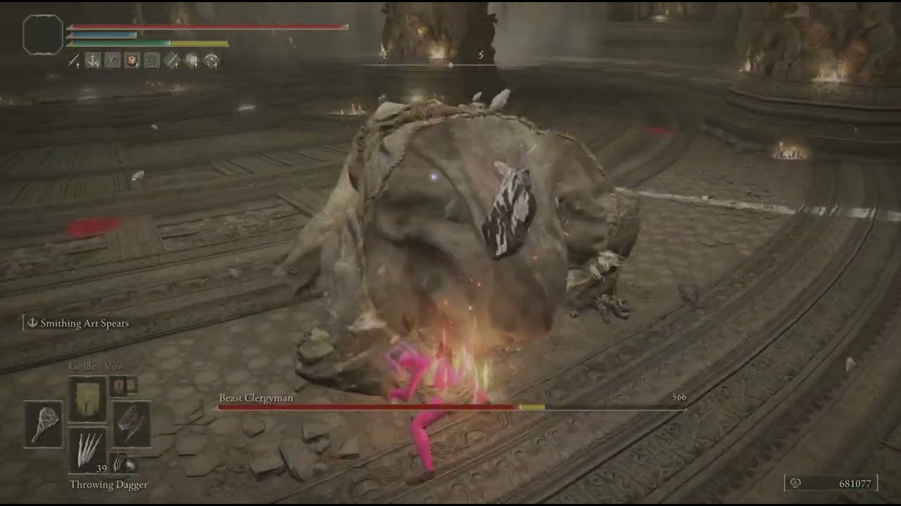 C.Weapons 17 fai/str (Maliketh) no hit