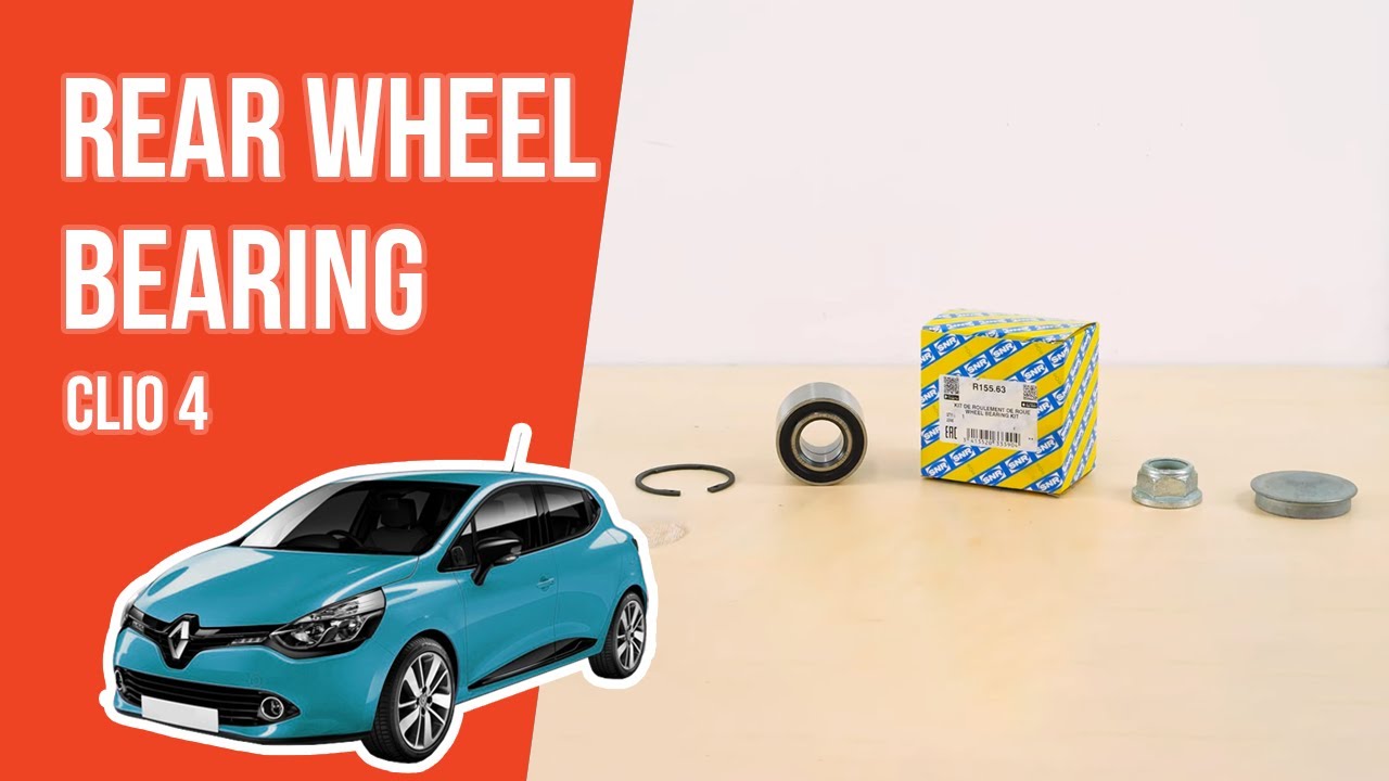 How to replace the Rear Axle Bearing Clio mk4 🚗