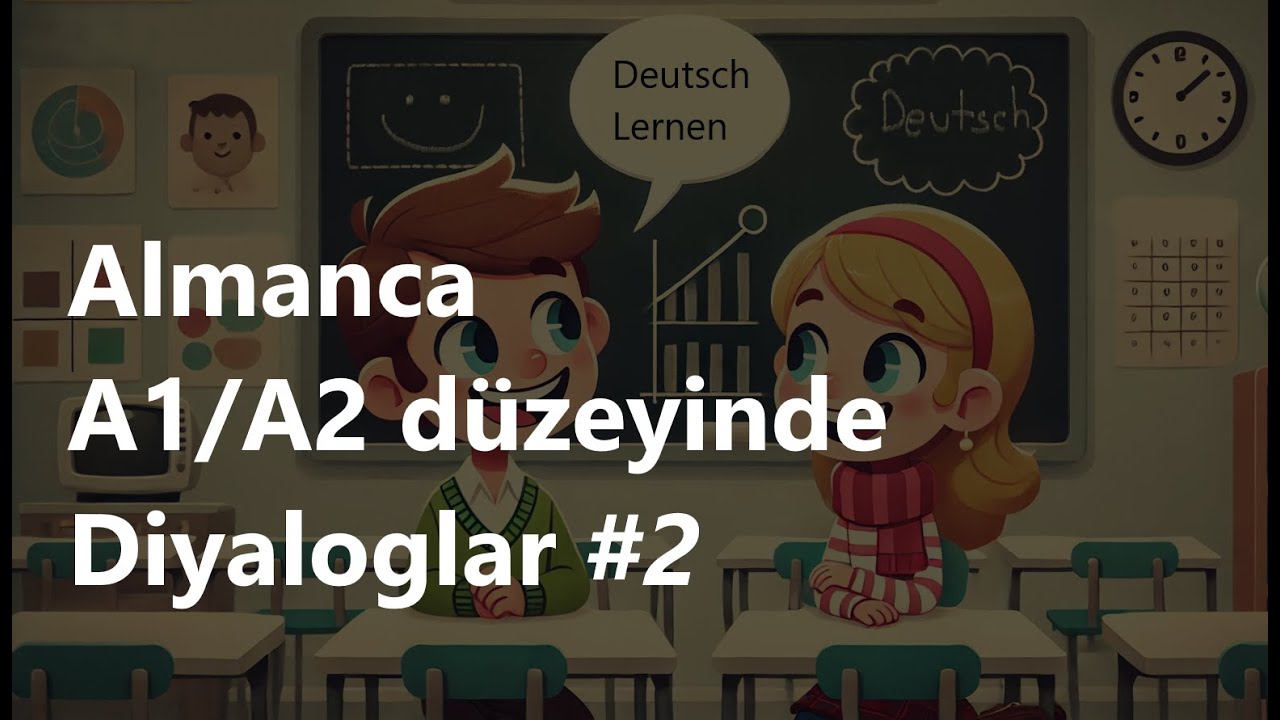 Almanca Diyaloglar(A1/A2) (renkli cümleler ile) #2