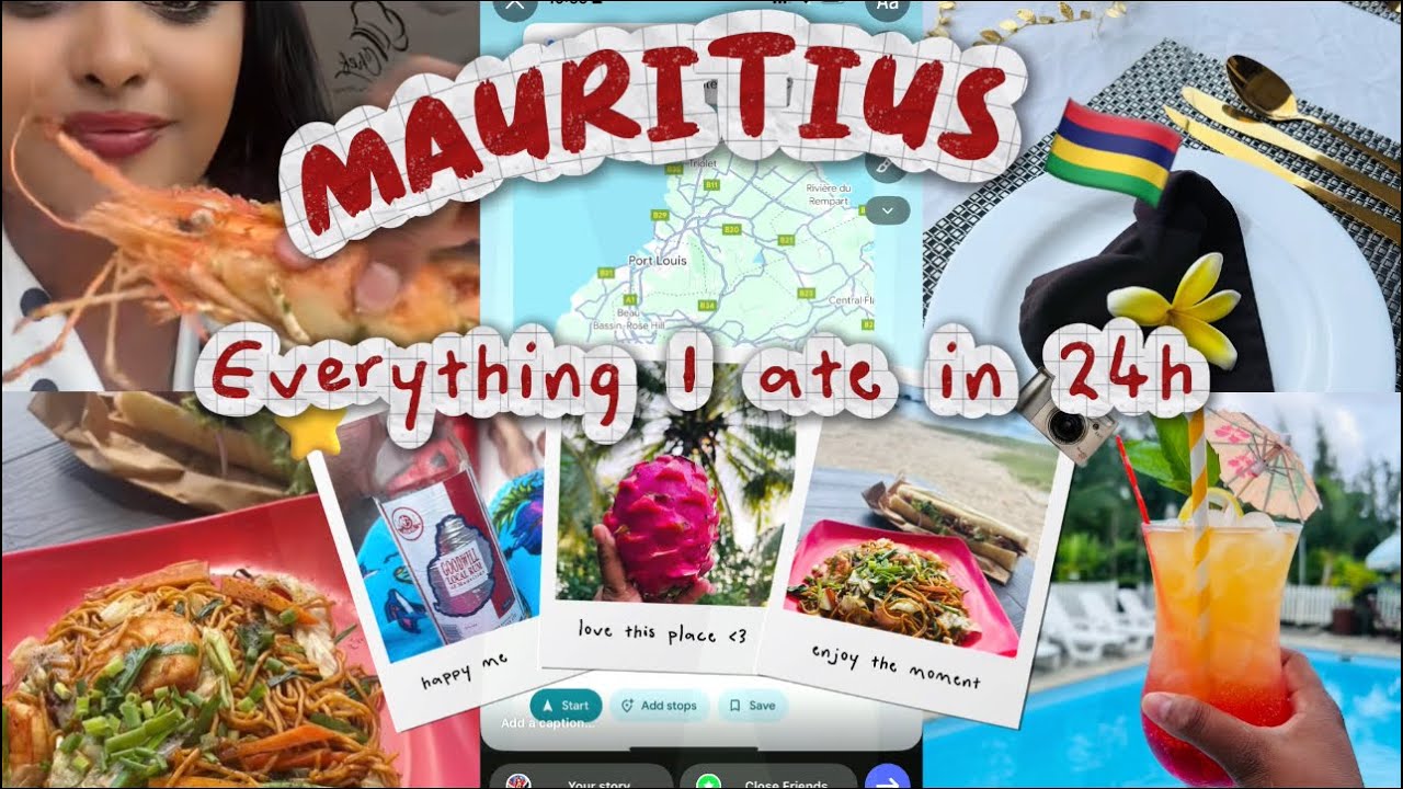 Mauritius travel vlog #mauritius #seafood #travel 