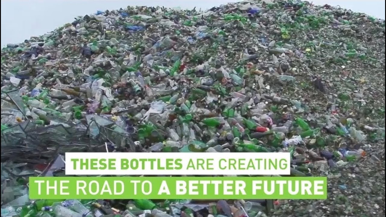 How recycled glass bottles are helping build Victoria's roads of the future