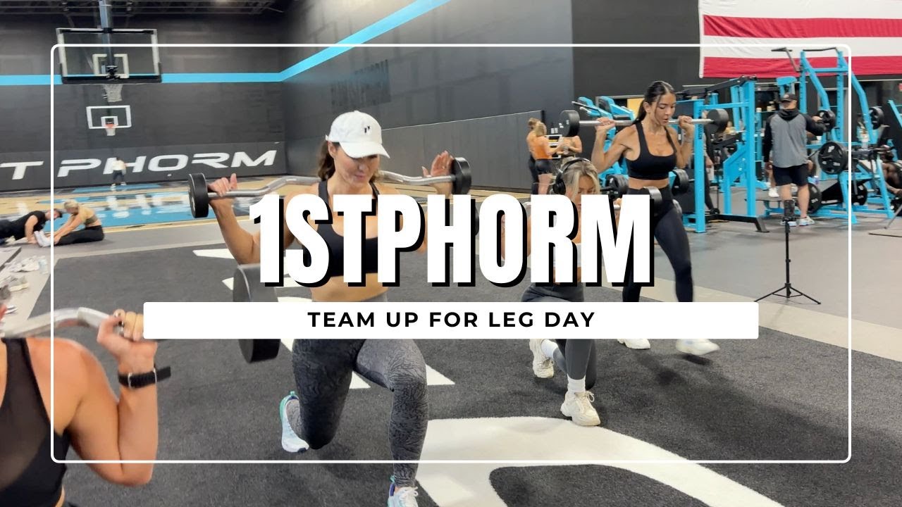 Fun Leg Day Workout With the Girls! | 1stphorm HQ