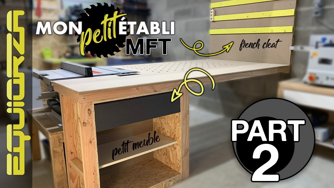 Etabli type MFT pour ma BOSCH GTS xc Pro | PART 2