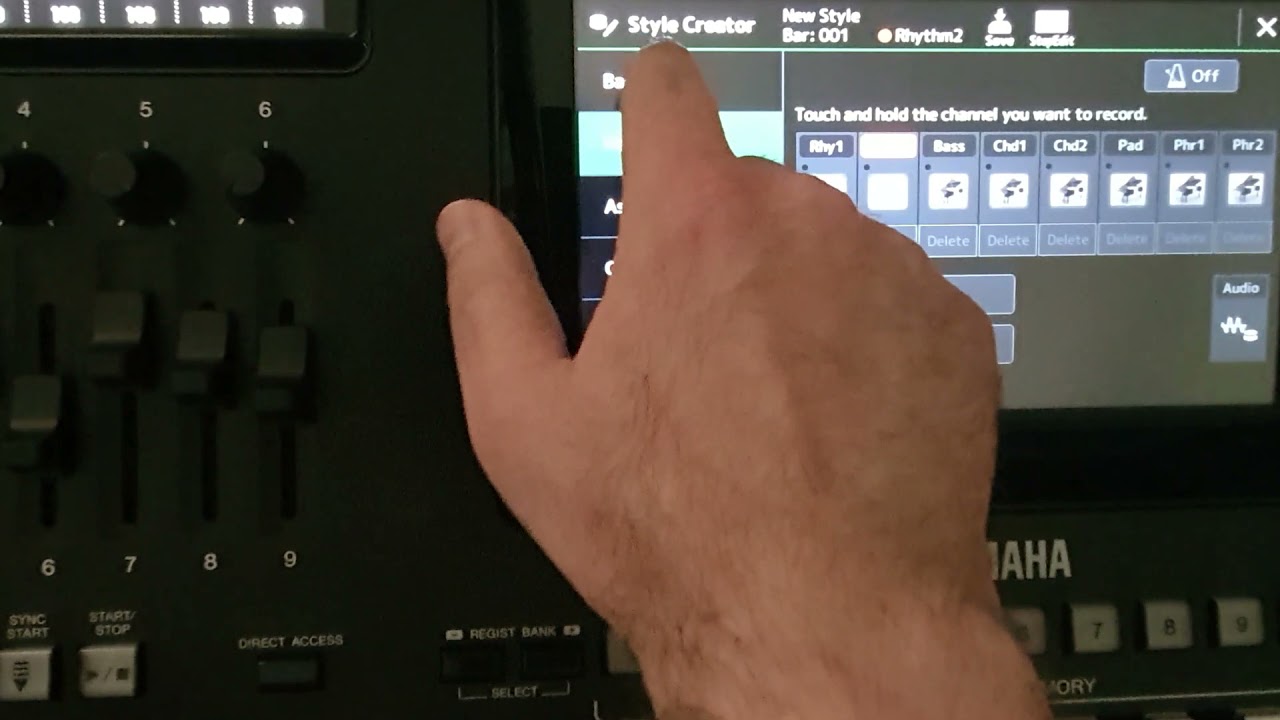 Style Creator Video 5 Basic Drum Track Recording Additional Features (RUS)