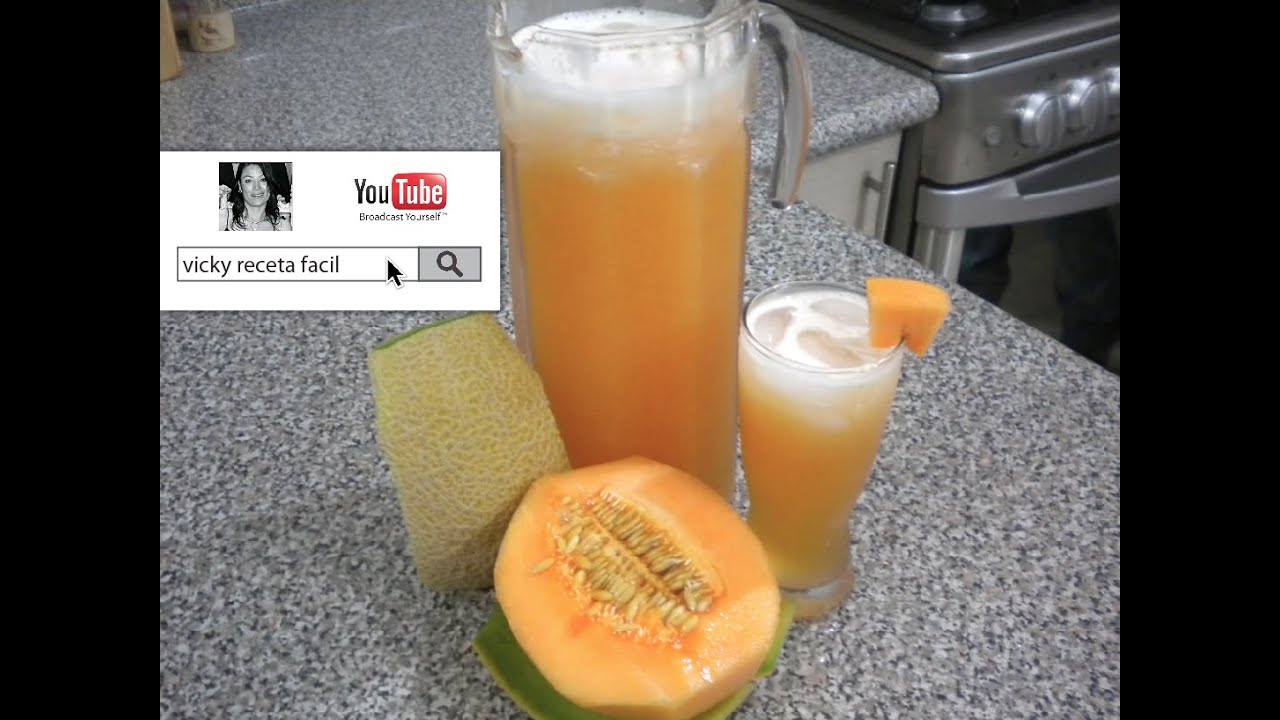 AGUA DE MELON | Vicky Receta Facil