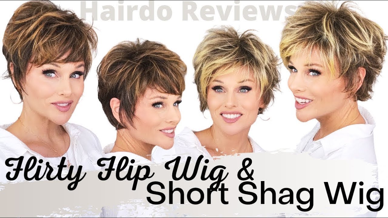 Hairdo DOUBLE Wig Review | FLIRTY FLIP WIG R11S+ | SHORT SHAG WIG R829S+ | AFFORDABLE PIXIES are IN!