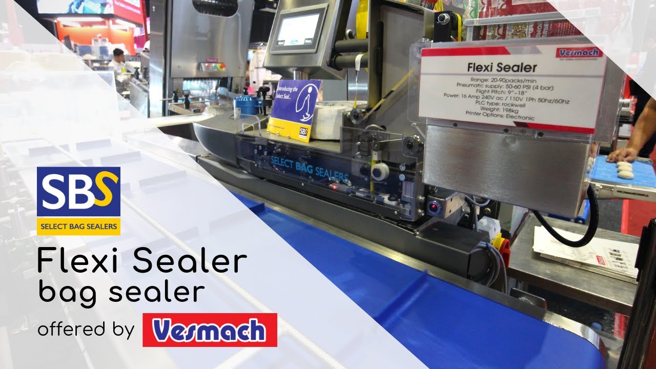 SBS Flexi Sealer by Vesmach [from Bakery Fair 2019]